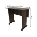 Mesa Escrivaninha Dobrável com Rodízio Rústico Me4117 - Tecno Mobili