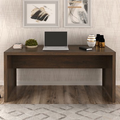 Mesa para Escritório Rústico Me4109 - Tecno Mobili