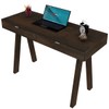 Mesa Escrivaninha 2 Gavetas Rústico Me4128 - Tecno Mobili
