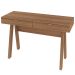Mesa Escrivaninha 2 Gavetas Amendoa Me4128 - Tecno Mobili