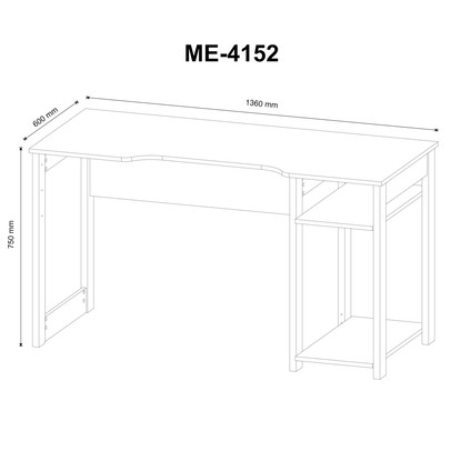 Mesa Gamer Destiny Ideal para 3 Monitores Preto/Verde - Tecno Mobili