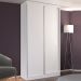 Guarda-Roupa Solteiro 2 Portas de Correr 100% Mdf 8800 Branco - Foscarini