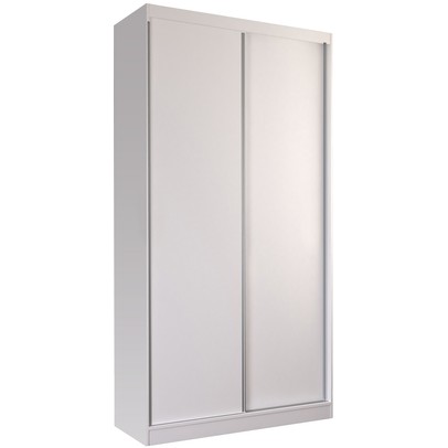 Guarda-Roupa Solteiro 2 Portas de Correr 100% Mdf 8800 Branco - Foscarini