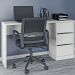 Mesa para Computador 3 Gavetas 5105r Branco Fosco - Atualle Móveis