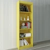 Estante para Livros Sapiranga 4 Prateleiras Amarelo Acetinado - Atualle Móveis