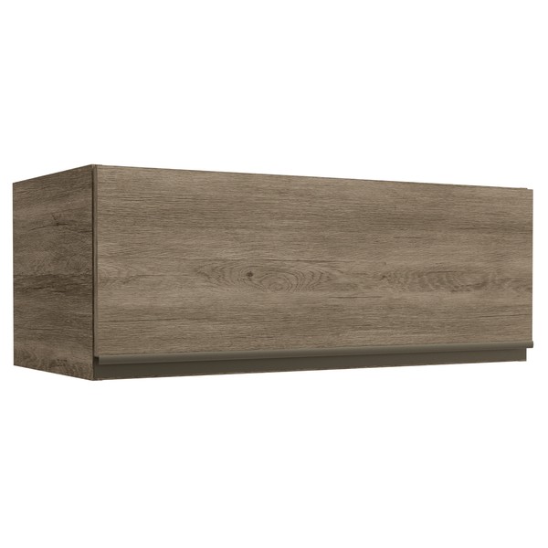 Armário Aéreo Cozinha 80 Cm Maxxi 1 Porta Basculante G773 Nogal - Kappesberg