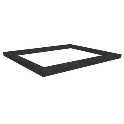 Tampo para Fogão 100% Mdf S416 Preto Brilho - Kappesberg