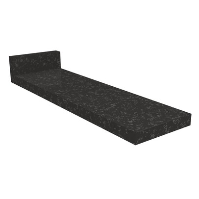 Tampo para Balcão 15 Cm 100% Mdf S508 Preto Brilho - Kappesberg