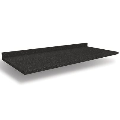 Tampo para Balcão 120 Cm 100% Mdf S515 Preto Brilho - Kappesberg