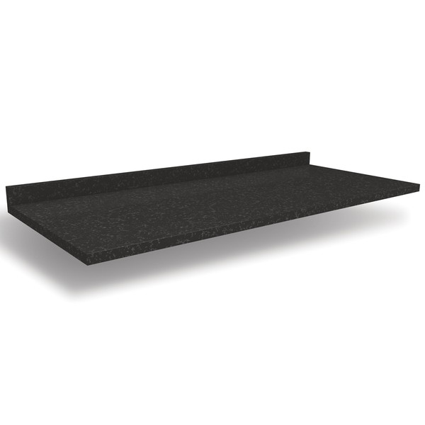 Tampo para Balcão 120 Cm 100% Mdf S515 Preto Brilho - Kappesberg