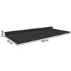 Tampo para Balcão 120 Cm 100% Mdf S515 Preto Brilho - Kappesberg
