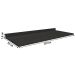 Tampo para Balcão 120 Cm 100% Mdf S515 Preto Brilho - Kappesberg