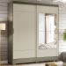 Guarda-Roupa Casal 2 Portas 2 Gavetas Duna/Cristal B74 - Briz
