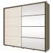 Guarda-Roupa Casal Cavic 2 Portas 6 Gavetas Duna/Off White - Henn