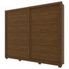 Guarda-Roupa Casal Palace 2 Portas 4 Gavetas Castanho Hp - Henn