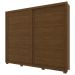 Guarda-Roupa Casal Palace 2 Portas 4 Gavetas Castanho Hp - Henn
