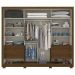 Guarda-Roupa Casal Palace 2 Portas 4 Gavetas Castanho Hp - Henn
