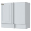 Armário de Cozinha para Canto Americana 1 Porta 100% Mdf Branco - Henn