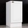 Armário de Cozinha Americana 1 Porta 100% Mdf Branco C365 - Henn