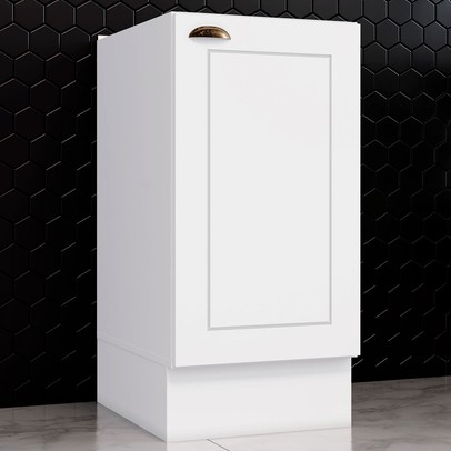 Armário de Cozinha Americana 1 Porta 100% Mdf Branco C365 - Henn