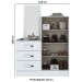 Cômoda Sapateira 2 Portas 3 Gavetas Branco B700 - Henn