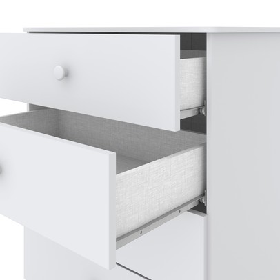 Cômoda Infantil Labirinto 4 Gavetas Branco - Henn