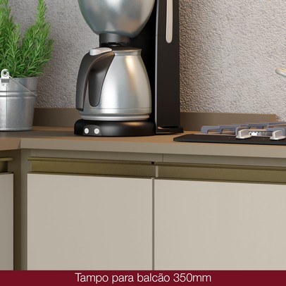 Tampo para Balcão 35 Cm Connect Duna - Henn