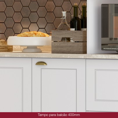 Tampo para Balcão 40 Cm Americana Calcare - Henn