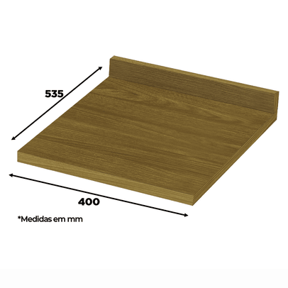 Tampo para Balcão 40 Cm Americana Nature - Henn