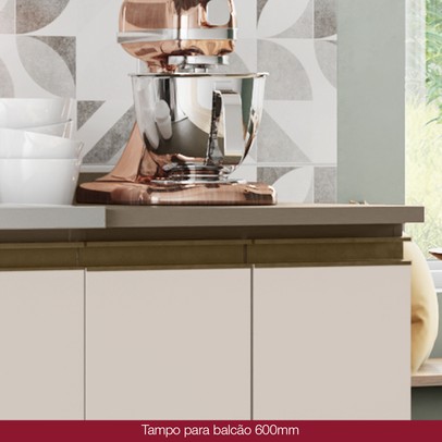 Tampo para Balcão 60 Cm Connect Duna - Henn