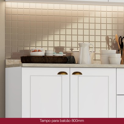 Tampo para Balcão 80 Cm Americana Calcare - Henn