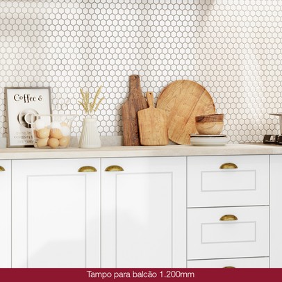 Tampo para Balcão 120 Cm Americana Calcare - Henn