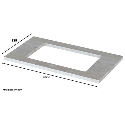 Tampo para Fogão 80 Cm Americana Calcare - Henn