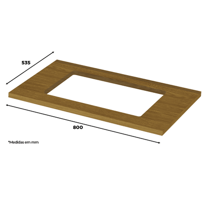 Tampo para Fogão 80 Cm Americana Nature - Henn