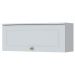 Armário Aéreo Cozinha 80 Cm Americana 1 Porta Basculante 100% Mdf Branco Hp - Henn