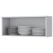 Armário Aéreo Cozinha 80 Cm Americana 1 Porta Basculante 100% Mdf Branco Hp - Henn