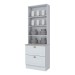 Cristaleira Americana 2 Portas 2 Gavetas 100% Mdf Branco Hp - Henn