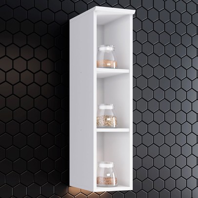 Armário Aéreo Cozinha 20 Cm Americana 100% Mdf Branco Hp - Henn