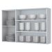 Armário Aéreo Cozinha 120 Cm Americana 3 Portas 100% Mdf Branco Hp C363 - Henn