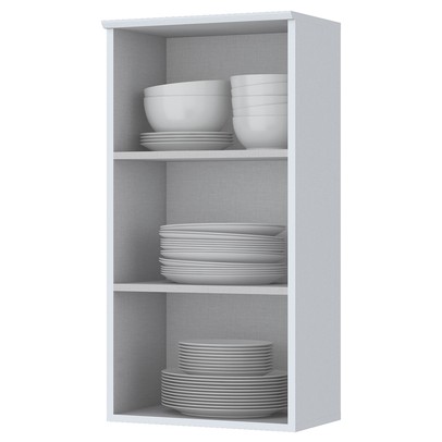 Armário Aéreo Cozinha 40 Cm Americana 1 Porta 100% Mdf Branco Hp C364 - Henn