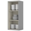 Armário Aéreo Cozinha 40 Cm Belize 1 Porta 100% Mdf Cinza C504 - Henn