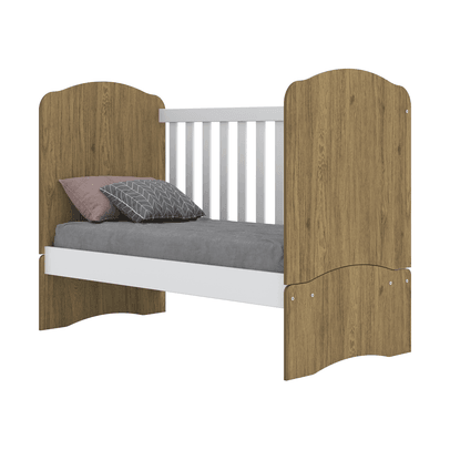 Berço Bala de Menta 3 em 1 Marrom - Henn