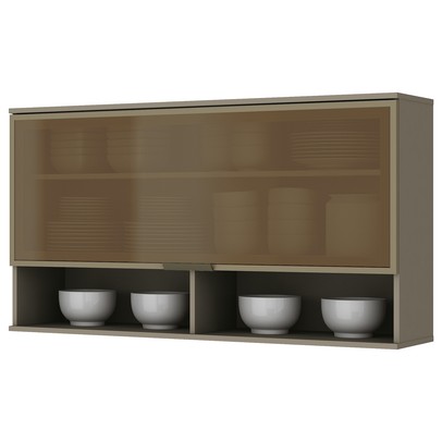 Armário Aéreo Cozinha 120 Cm Connect 1 Porta 100% Mdf Duna - Henn