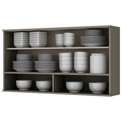 Armário Aéreo Cozinha 120 Cm Connect 1 Porta 100% Mdf Duna - Henn