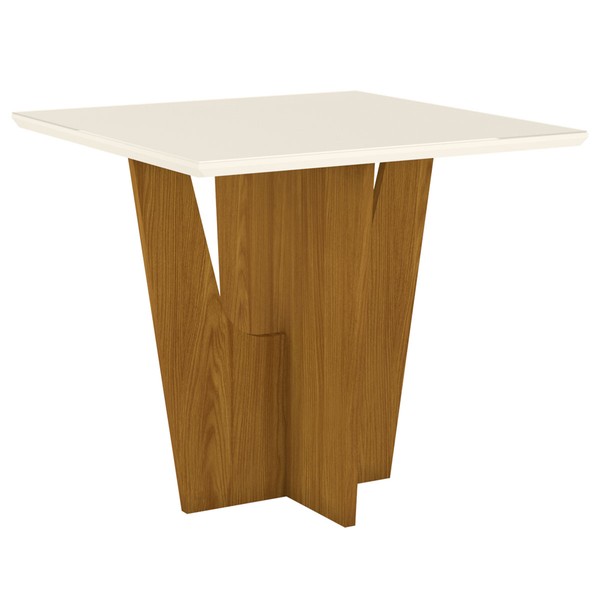 Mesa de Madeira Vértice Nature/Off White S207 - Henn
