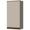 Armário Aéreo Cozinha Connect 1 Porta 100% Mdf Duna/Cristal C81 - Henn