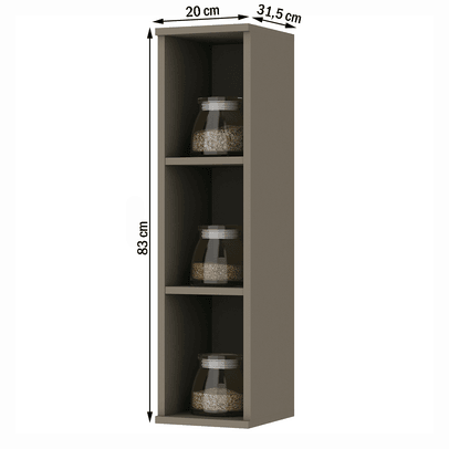 Nicho Aéreo Cozinha Connect 100% Mdf Duna - Henn