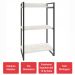 Estante para Livros 3 Prateleiras Kuadra Snow - Compace