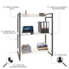 Estante para Livros 3 Prateleiras Snow 8390 - Compace
