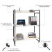 Estante para Livros 3 Prateleiras Snow 8390 - Compace
